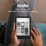 Amazon Kindle (2024 release) - Lightest and most compact Kindle, with glare-free display, faster page turns, adjustable front light, and long battery life - Black