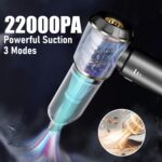 Handheld Vacuum Cleaner, 22000PA High Power, 4-in-1 Portable Vacuum Cleaner - Image 5