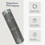 Glass Crystal Water Bottle | Quartz | Rose - Image 3